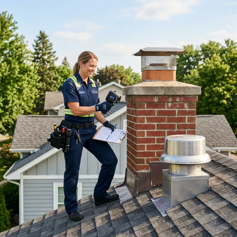 Technician removing a deceased bird from an indoor space in Exford